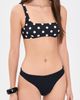 Hunza G Hunza G Colette Bikini Set Black/Polka Dot - 5