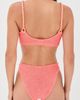 Hunza G Hunza G Crinkle Bikini Set Metallic Coral One - 3