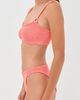 Hunza G Hunza G Crinkle Bikini Set Metallic Coral One - 4