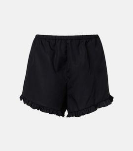 Hunza G Hunza G Frill cotton shorts
