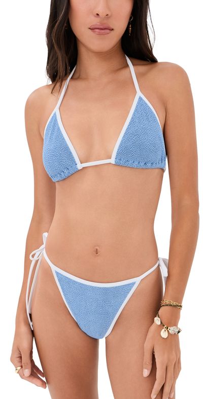 Hunza G Hunza G Gina Bikini Set Corn Flower One