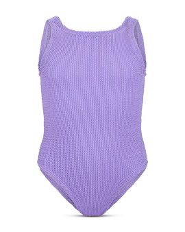 Hunza G Hunza G Girls' Classic Crinkle One Piece Swimsuit