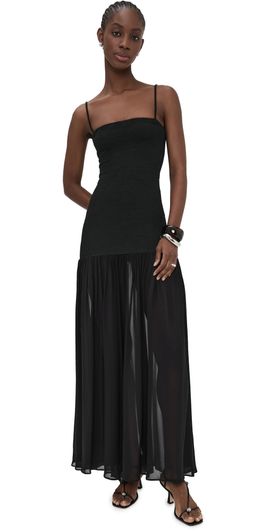 Hunza G Hunza G Hybrid Dress Black One