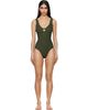 Hunza G Hunza G Khaki Celine Swimsuit - 1