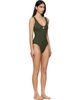 Hunza G Hunza G Khaki Celine Swimsuit - 2