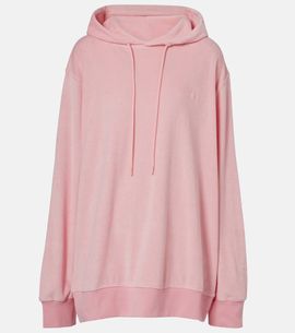 Hunza G Hunza G Logo cotton terry hoodie