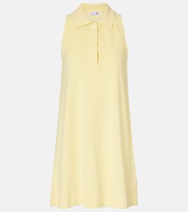 Hunza G Hunza G Logo cotton terry polo dress