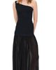 Hunza G Hunza G Nancy Hybrid Dress Black One - 1