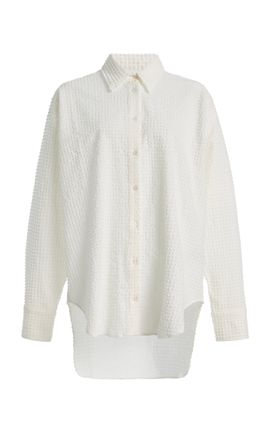 Hunza G Hunza G Oversized ButtonDown Poplin Shirt