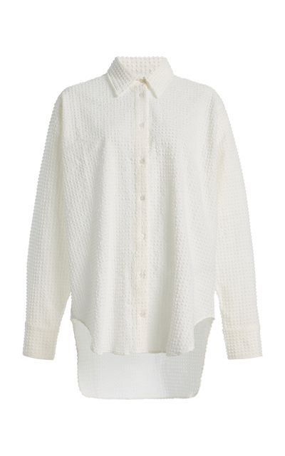 Hunza G Hunza G Oversized ButtonDown Poplin Shirt