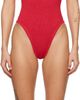 Hunza G Hunza G Red Tonal Hoops Domino Swimsuit - 1