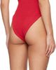 Hunza G Hunza G Red Tonal Hoops Domino Swimsuit - 3