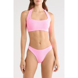 Hunza G Hunza G Sandy Halter Two-Piece Swimsuit