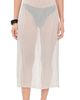 Hunza G Hunza G Sheer Polka-Dot Skirt Vanilla Polka Dot Crepe - 1