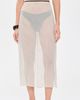Hunza G Hunza G Sheer Polka-Dot Skirt Vanilla Polka Dot Crepe - 2