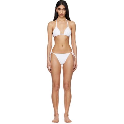 Hunza G Hunza G White Gina Swarovski Bikini