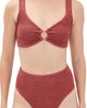Hunza G Hunza G Women's Bikini Set METALLIC ROSEWOOD One - 1