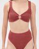 Hunza G Hunza G Women's Bikini Set METALLIC ROSEWOOD One - 2