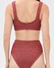 Hunza G Hunza G Women's Bikini Set METALLIC ROSEWOOD One - 3