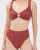 Hunza G Hunza G Women's Bikini Set METALLIC ROSEWOOD One - 5