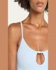 Hunza G Mia Beaded Keyhole One-Piece Swimsuit - 4