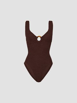 Hunza G Women's Celine Metallic One-Piece Swimsuit