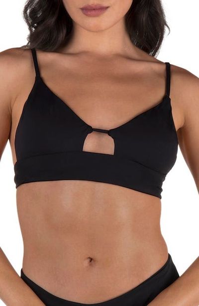 Hurley Hurley Cutout Bralette Bikini Top