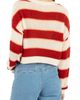 Hurley Hurley Delta Striped Cropped Open Knit Sweater - 2