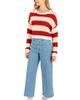 Hurley Hurley Delta Striped Cropped Open Knit Sweater - 4