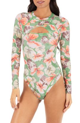 Hurley Hurley Gingko Cloud Max One-Piece Swimsuit