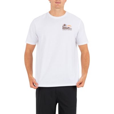 Hurley Hurley Island Scape Cotton Graphic T-Shirt