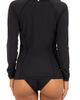 Hurley Hurley Oao Zip Front Long Sleeve Rashguard - 2