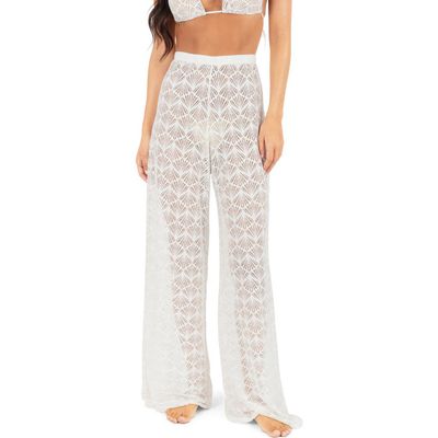 Hurley Hurley Open Stitch Wide Leg Cover-Up Pants