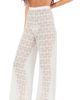 Hurley Hurley Open Stitch Wide Leg Cover-Up Pants - 4