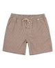 Hurley Hurley Raleigh Volley Stripe Cotton & Linen Drawstring Shorts - 4