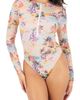 Hurley Hurley Scenic Sunset Long Sleeve Zip One-Piece Swimsuit - 1