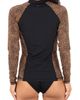 Hurley Hurley Soft Spot Zip Front Long Sleeve Rashguard One-Piece Swimsuit - 2