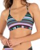 Hurley Hurley Stripe Delight Adjustable Bikini Top - 1