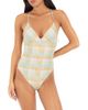 Hurley Hurley Vacay Plaid Underwire One-Piece Swimsuit - 1