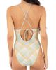 Hurley Hurley Vacay Plaid Underwire One-Piece Swimsuit - 2