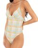 Hurley Hurley Vacay Plaid Underwire One-Piece Swimsuit - 4