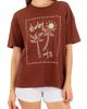 Hurley Hurley Vintage Postcard Graphic Boyfriend T-Shirt - 1