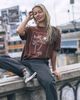 Hurley Hurley Vintage Postcard Graphic Boyfriend T-Shirt - 5
