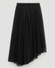 Hush Hush Asymmetrical Flocked Spot Skirt - 2