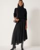 Hush Hush Asymmetrical Flocked Spot Skirt - 3