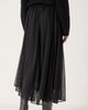 Hush Hush Asymmetrical Flocked Spot Skirt - 5