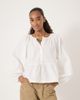 Hush Hush Beck Cotton Peplum Blouse - 1