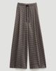 Hush Hush Check Wide Leg Jersey Pants - 2