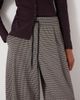 Hush Hush Check Wide Leg Jersey Pants - 3