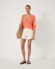 Hush Hush Coralie Linen Blend V-Neck Jumper - 3